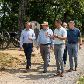 Executives in an experiential leadership development program