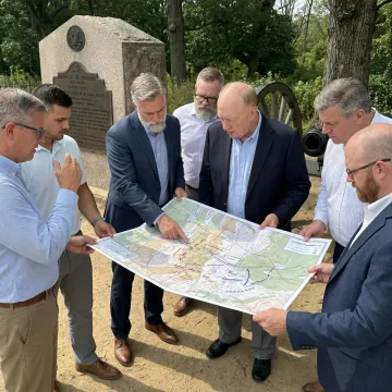 Executive leaders in battlefield leadership training