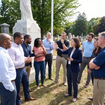 Team participating in an immersive leadership coaching session