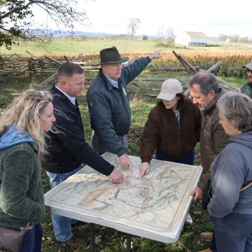 Leadership group in an immersive outdoor workshop