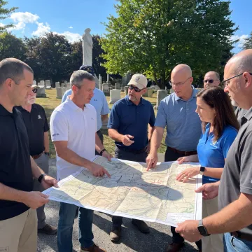 Leadership team in an immersive outdoor workshop
