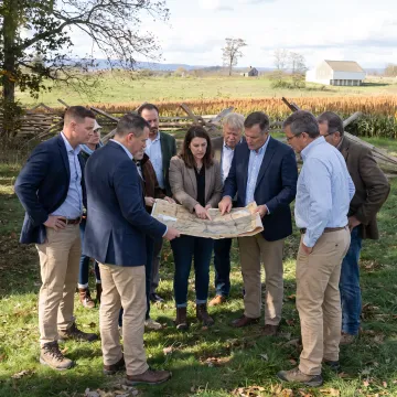 Leaders discussing strategy during an immersive learning session