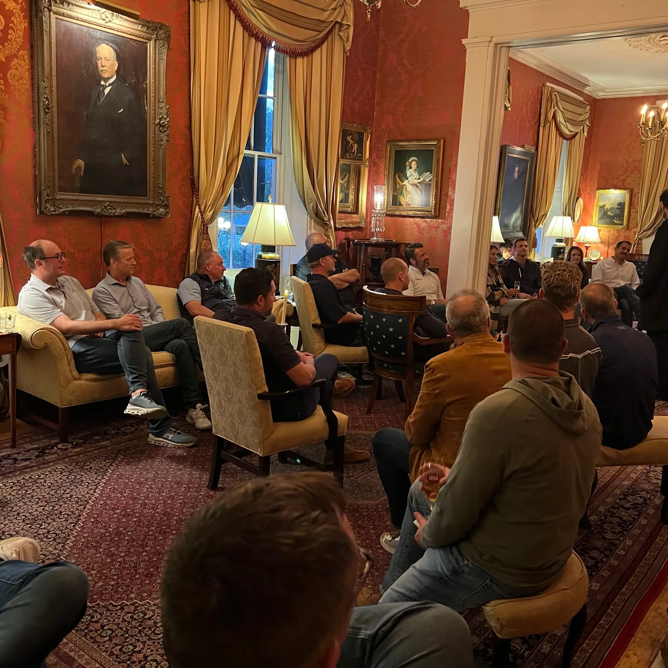Facilitator guiding a leadership negotiation exercise