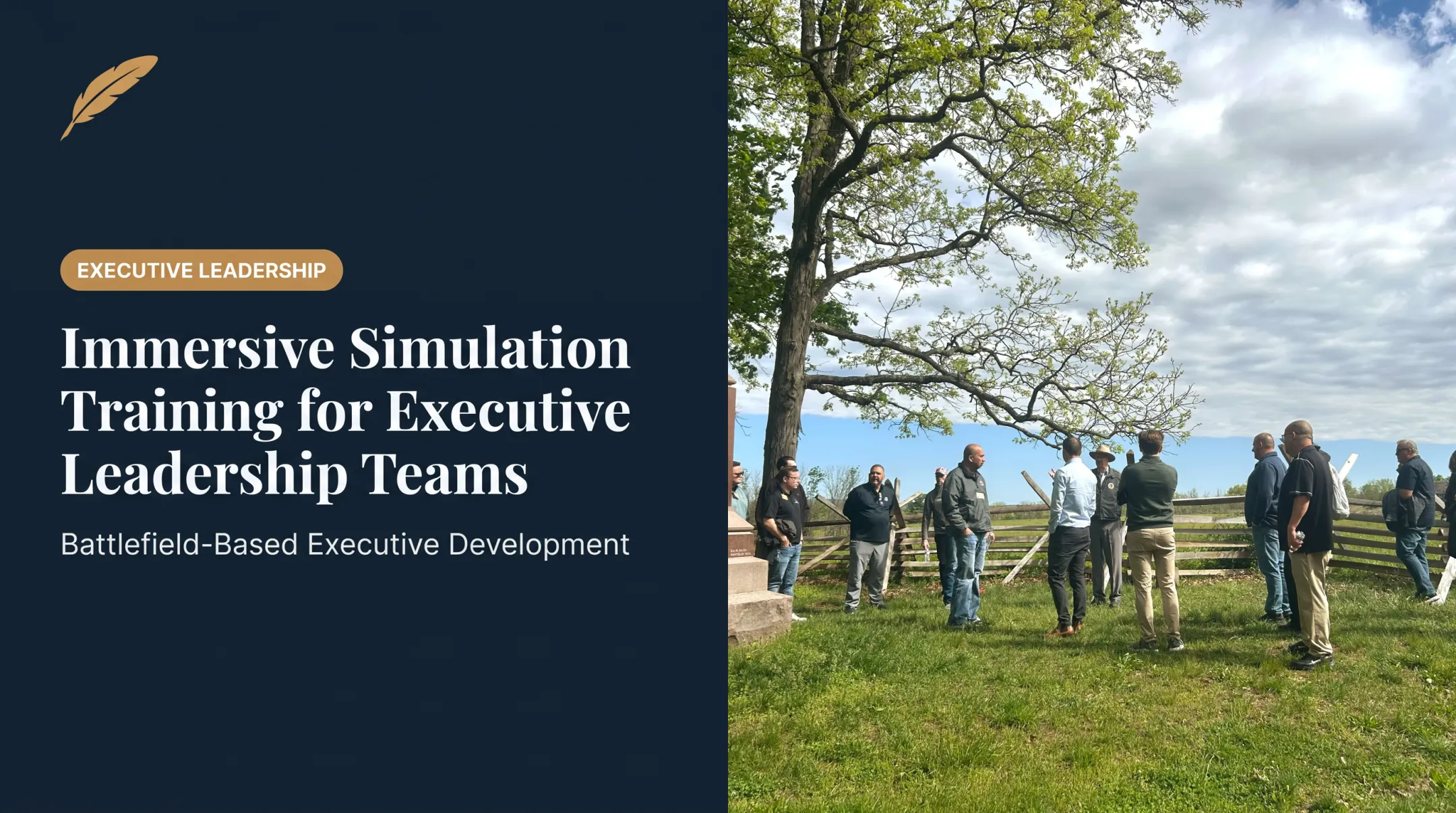 Immersive Simulation Training for Executive Leadership Teams