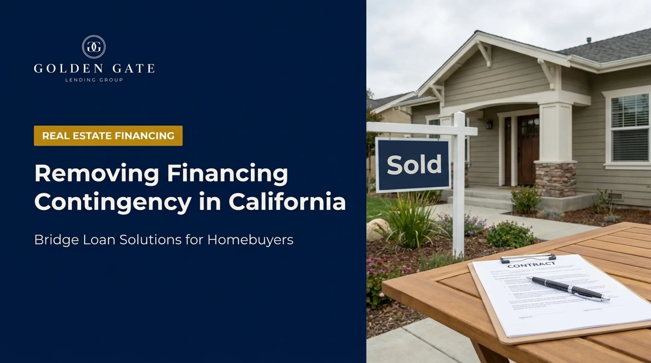 Removing Financing Contingency in California
