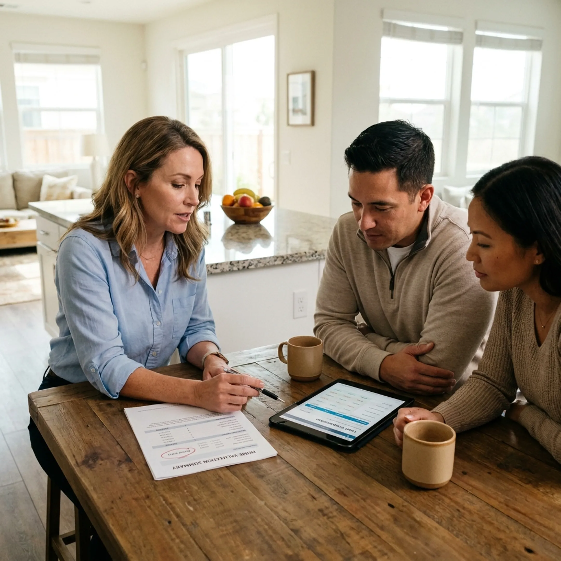 California homeowner reviewing home equity loan options