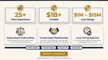 Golden Gate Lending Group advisor consulting Bay Area luxury homebuyers