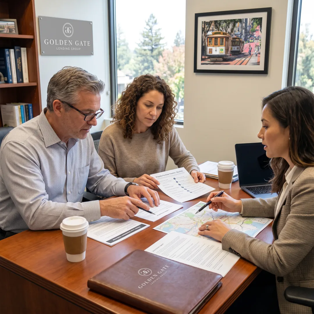 Lending advisor guiding a homebuyer