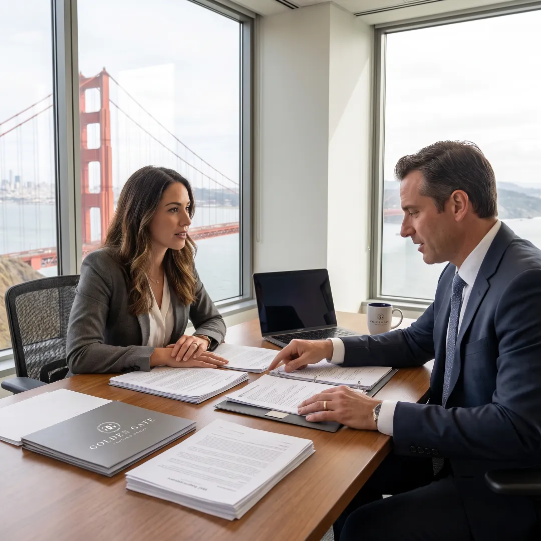 California homebuyer reviewing bridge loan options
