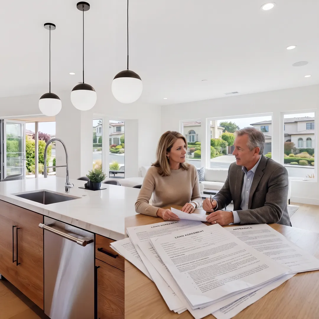 Homeowner reviewing property-backed financing options