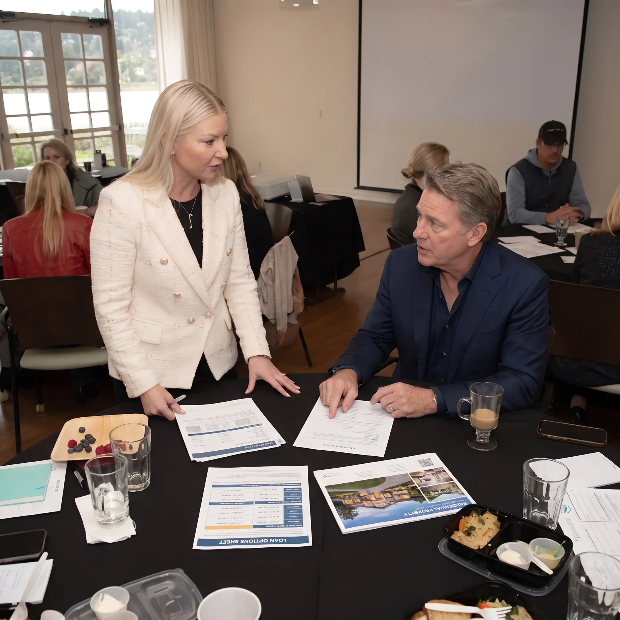 Homeowner reviewing equity financing options