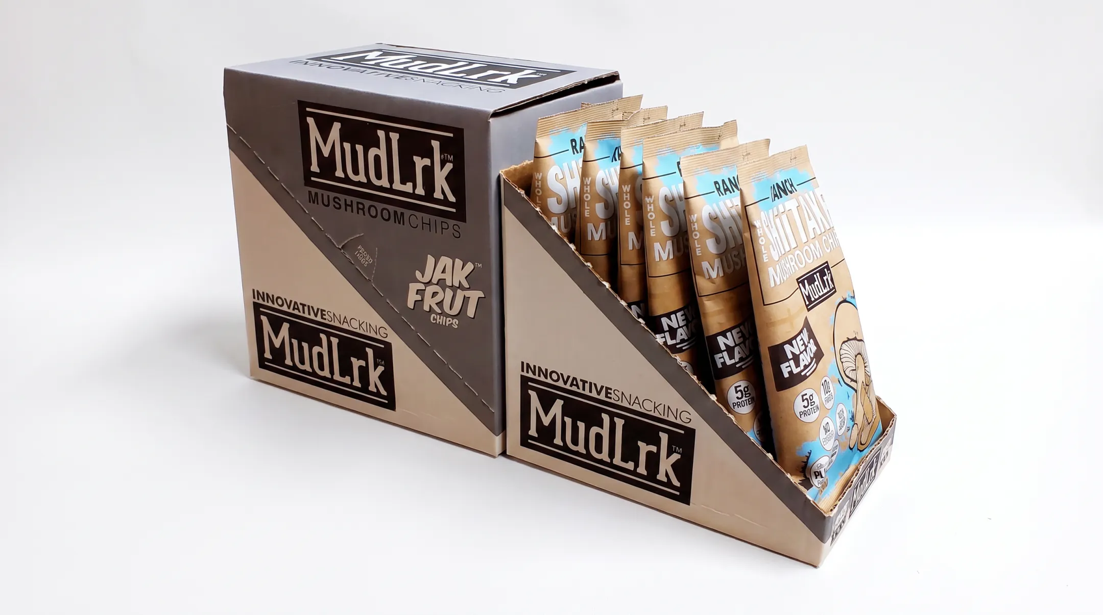 Countertop display case for snack brand shelf-ready packaging