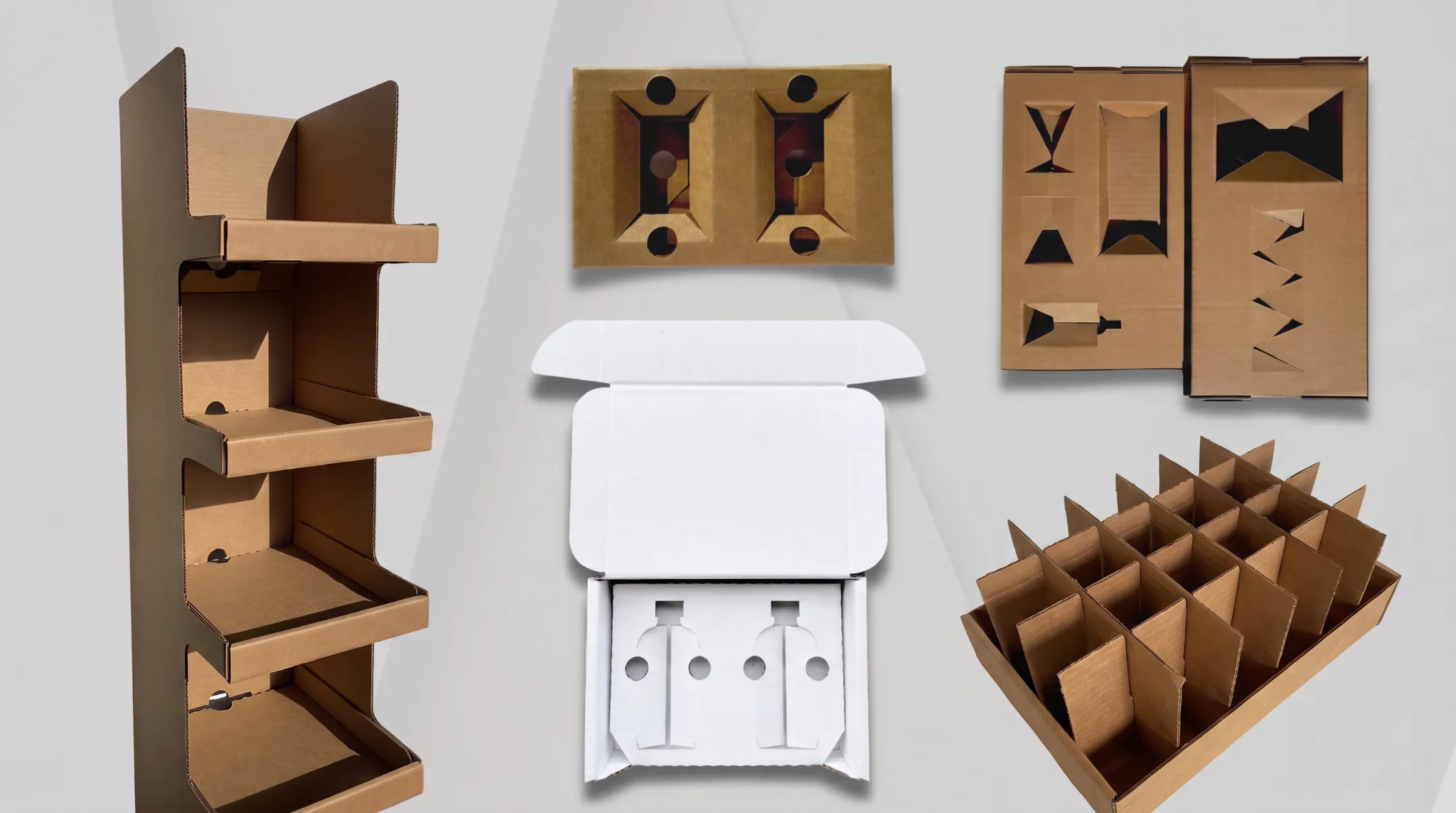 Custom carbon-negative beverage packaging with recyclable inserts and retail-ready cartons