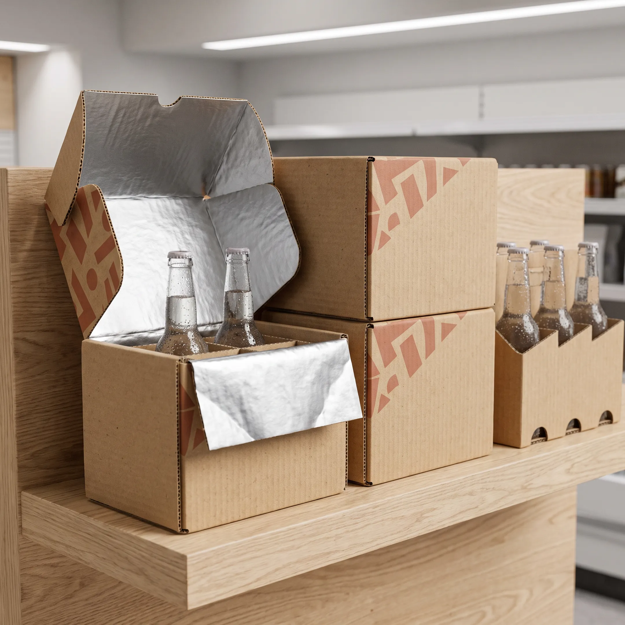 Beverage corrugated packaging