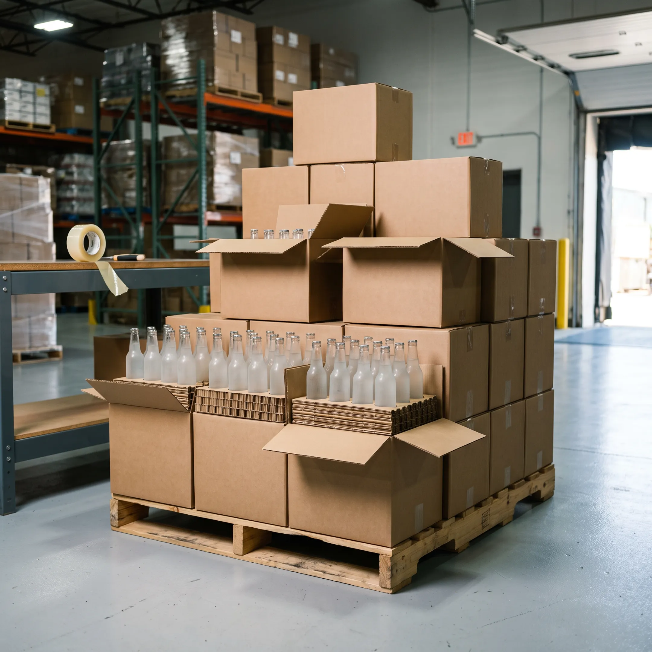 Beverage shipping boxes
