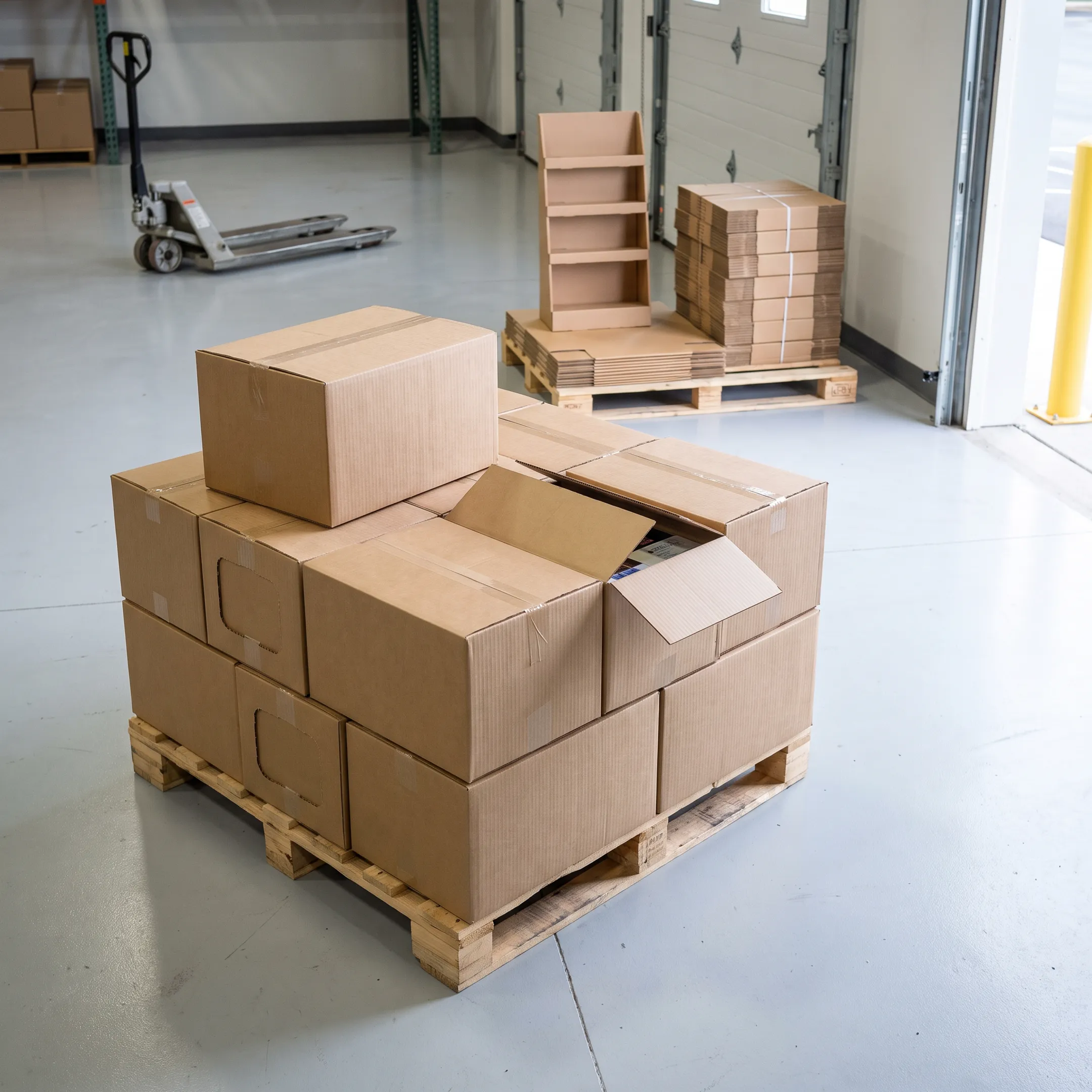 Retail packaging shipping boxes