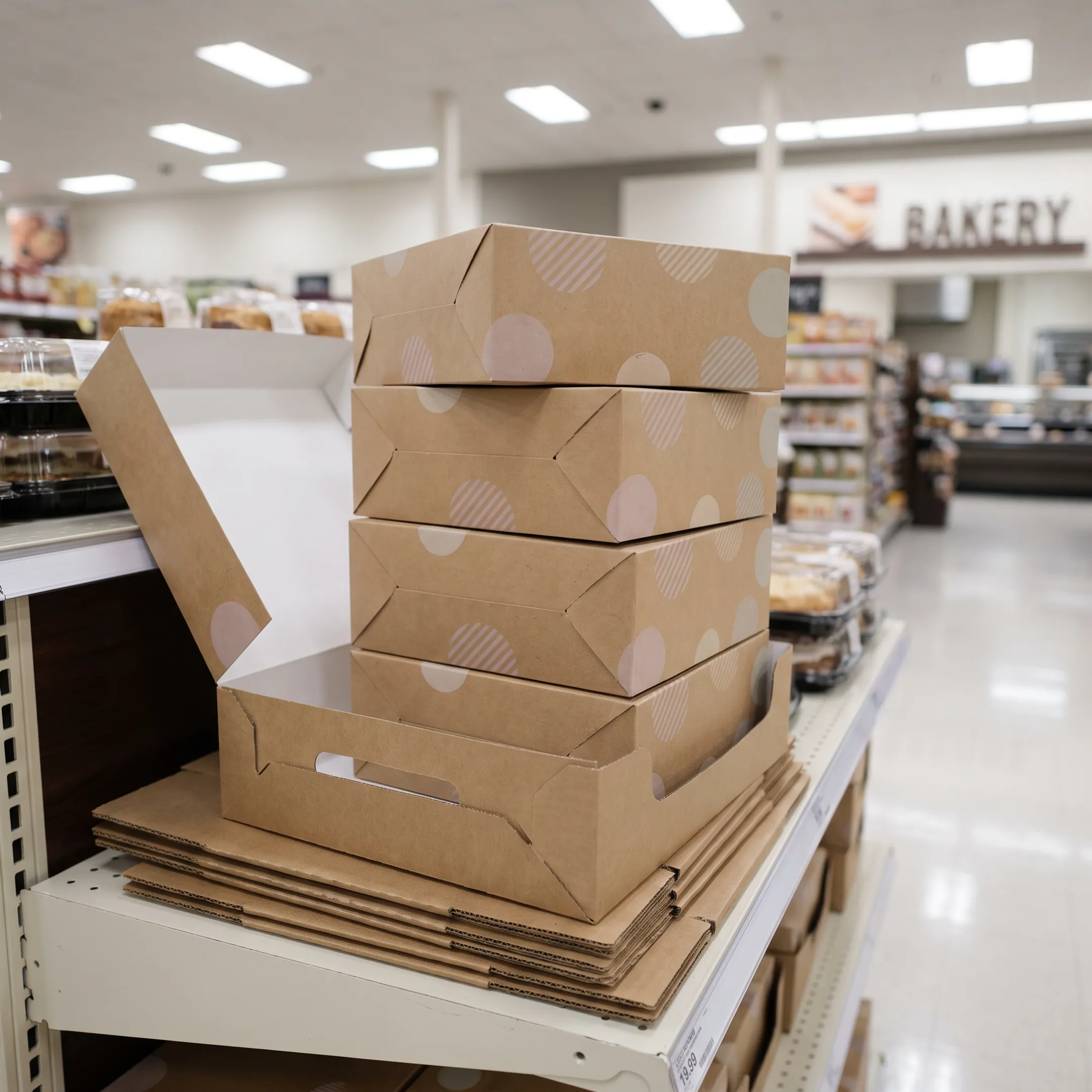 Retail bakery shelf packaging