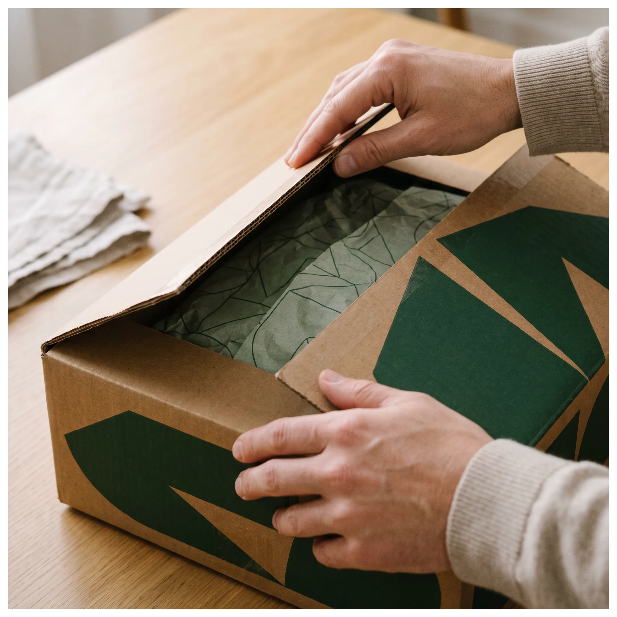 Elevated unboxing experience mailer