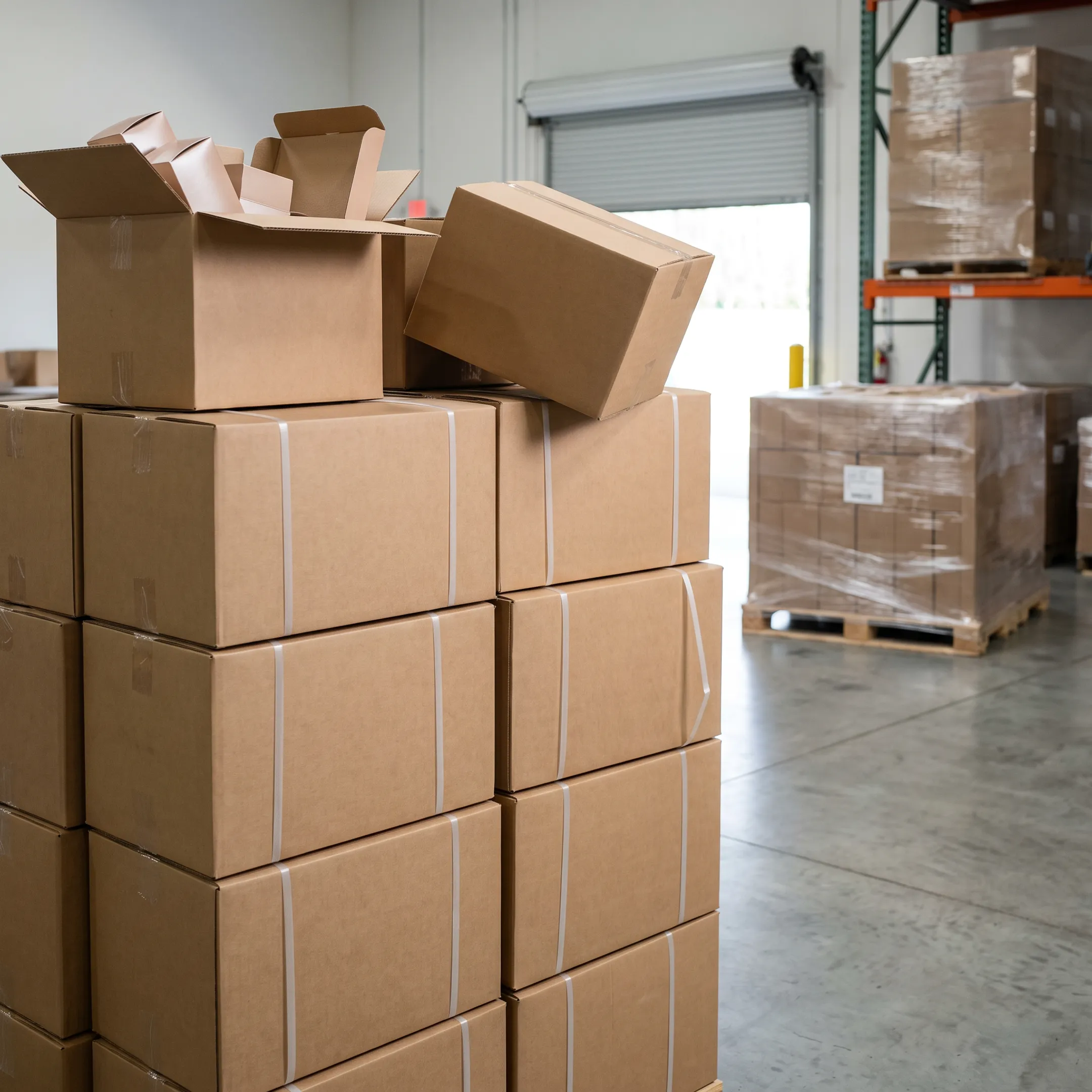 CPG brand using brown corrugated boxes