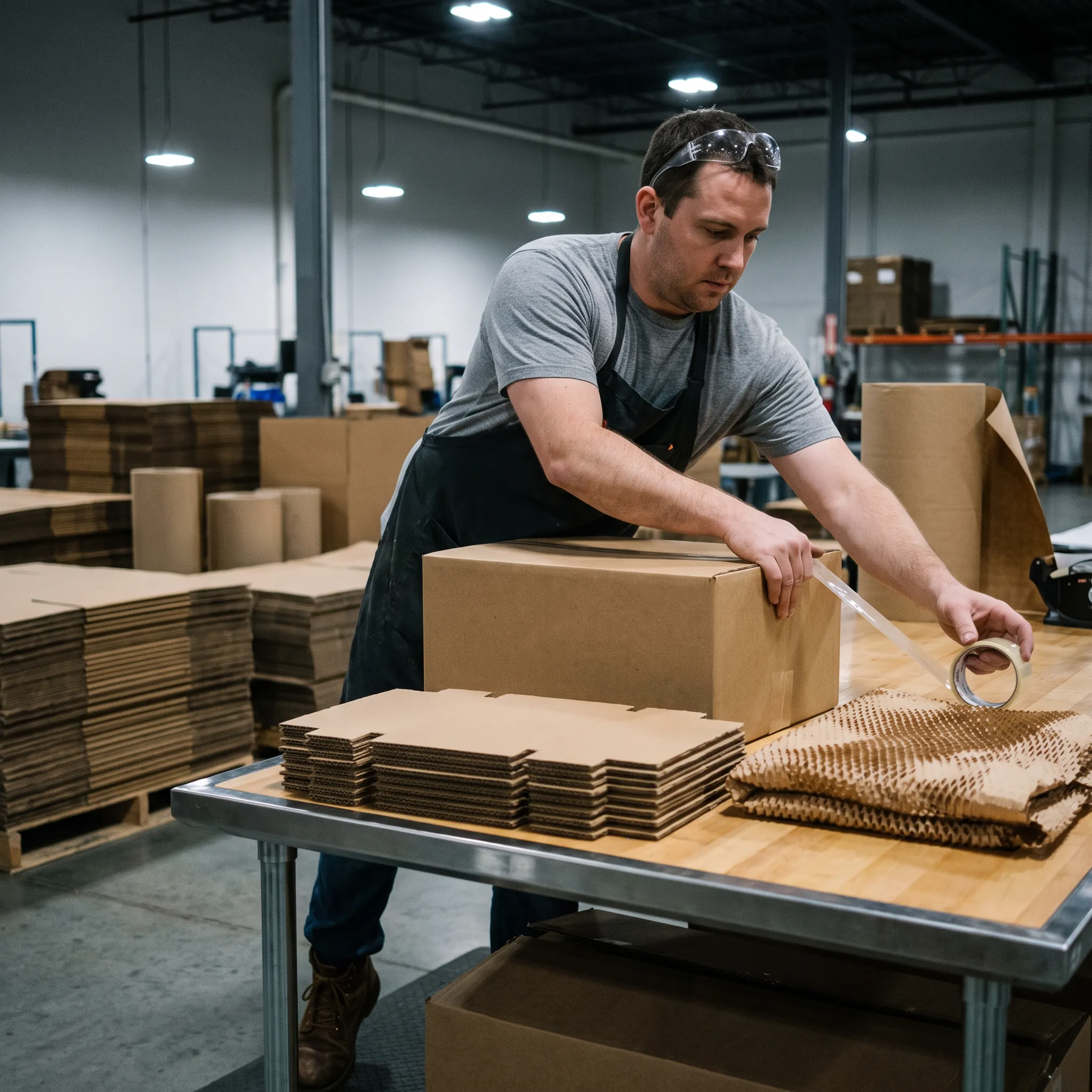 E-commerce shipping boxes