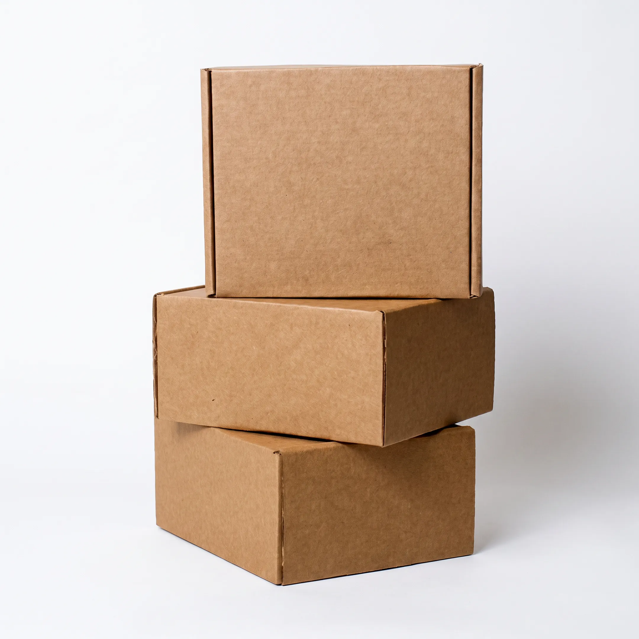 Custom printed corrugated boxes ready for shipping