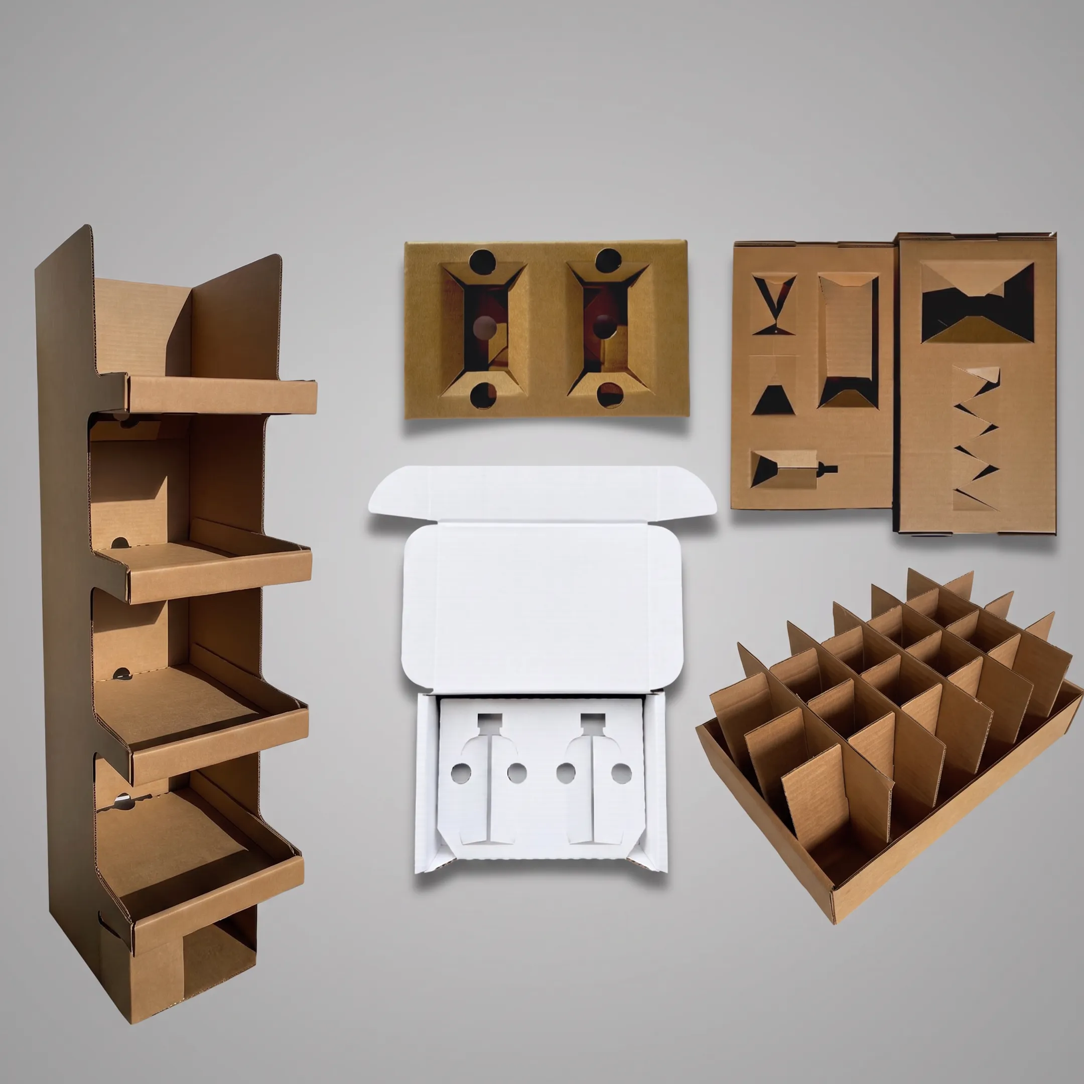 Custom branded packaging with inserts and cartons