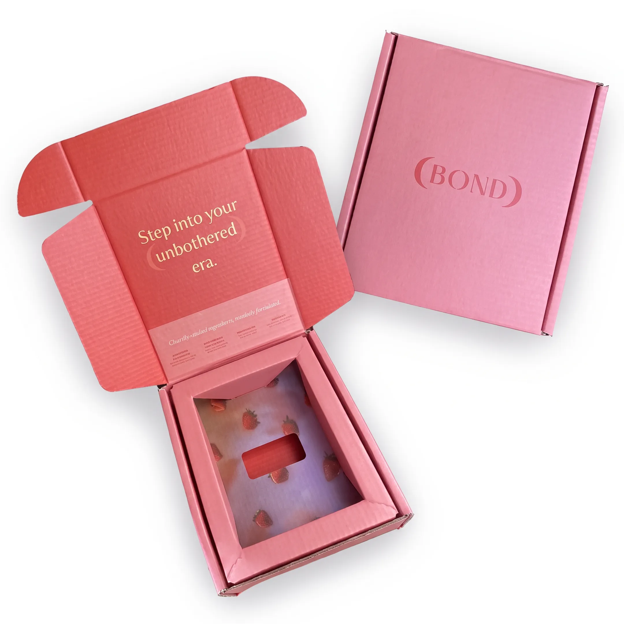 Custom recyclable product packaging with protective inserts