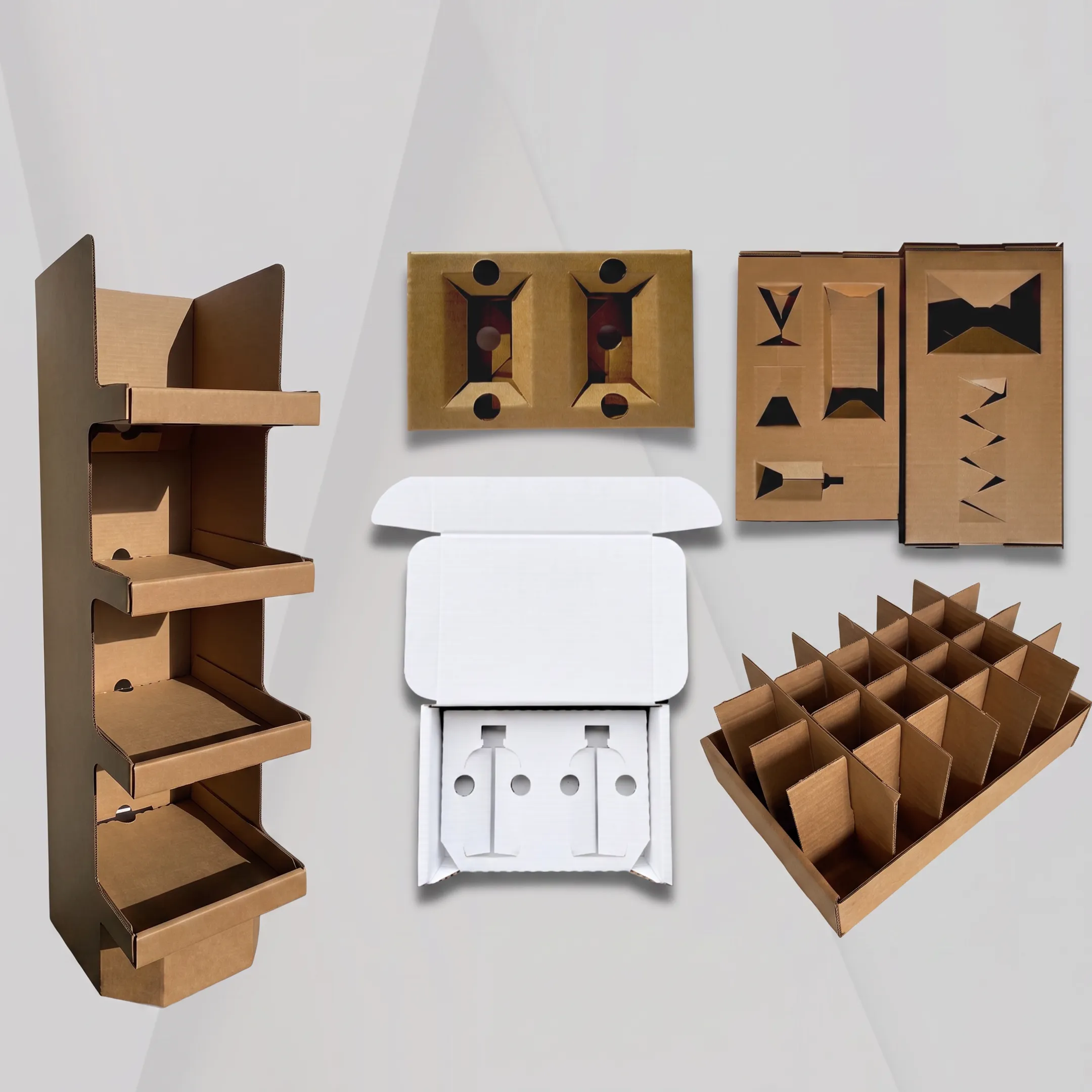 Custom printed folding mailers and shipping boxes