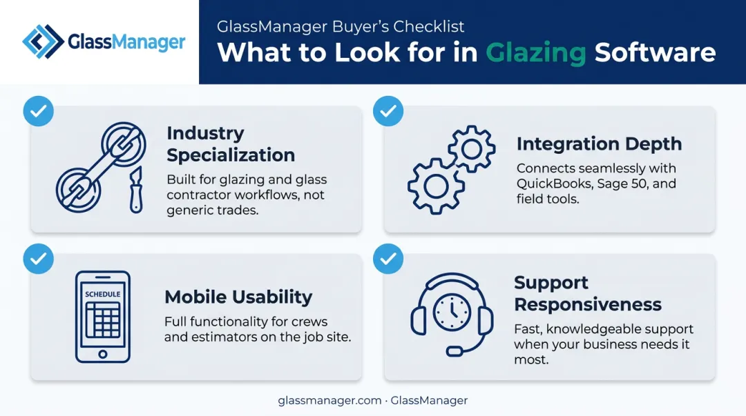 4 key evaluation criteria for choosing construction CRM software