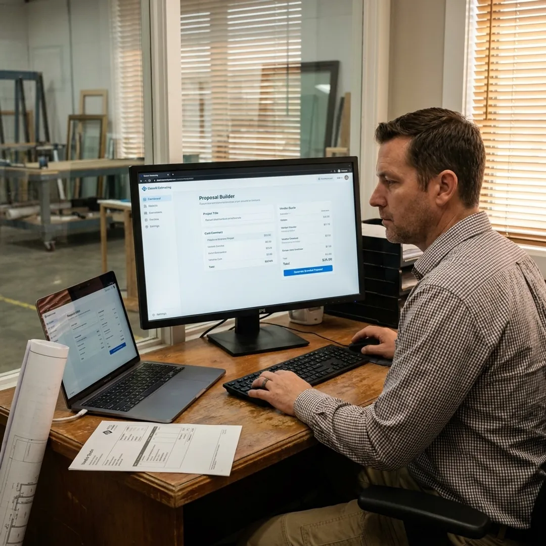 Estimator using AI quoting software