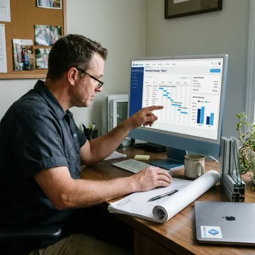Glazier software for commercial glass projects