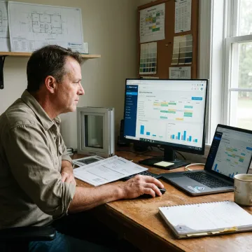 GlassManager glazier software dashboard