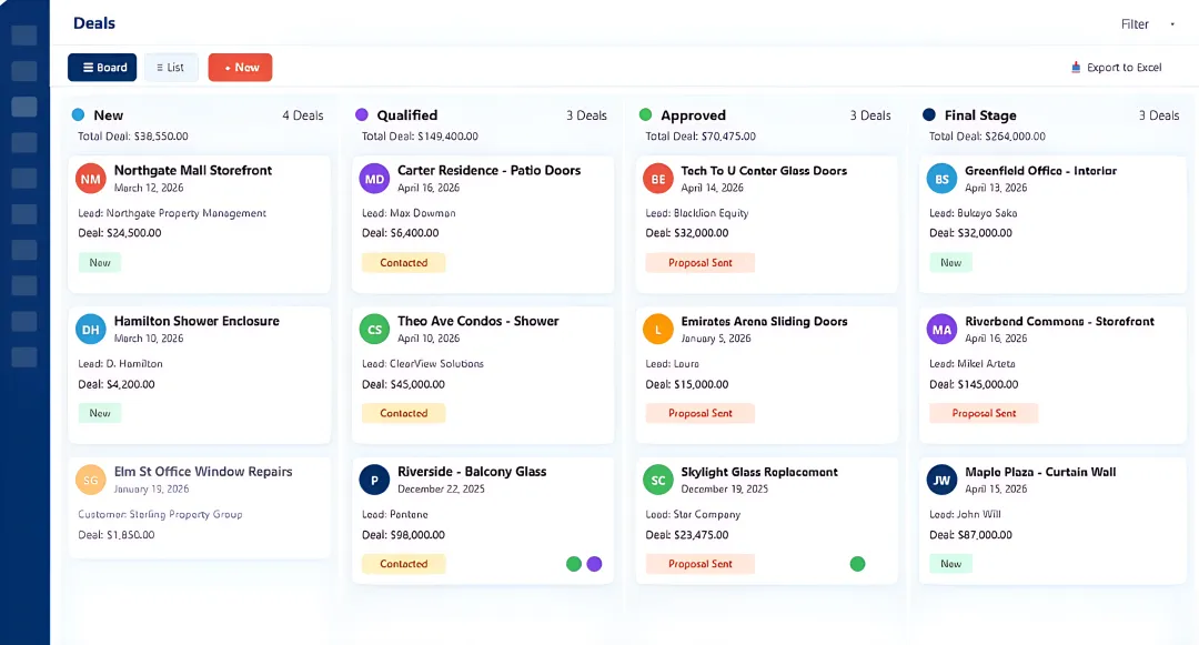 GlassManager Job Management