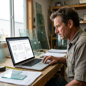 Quoting software for glass windows and doors