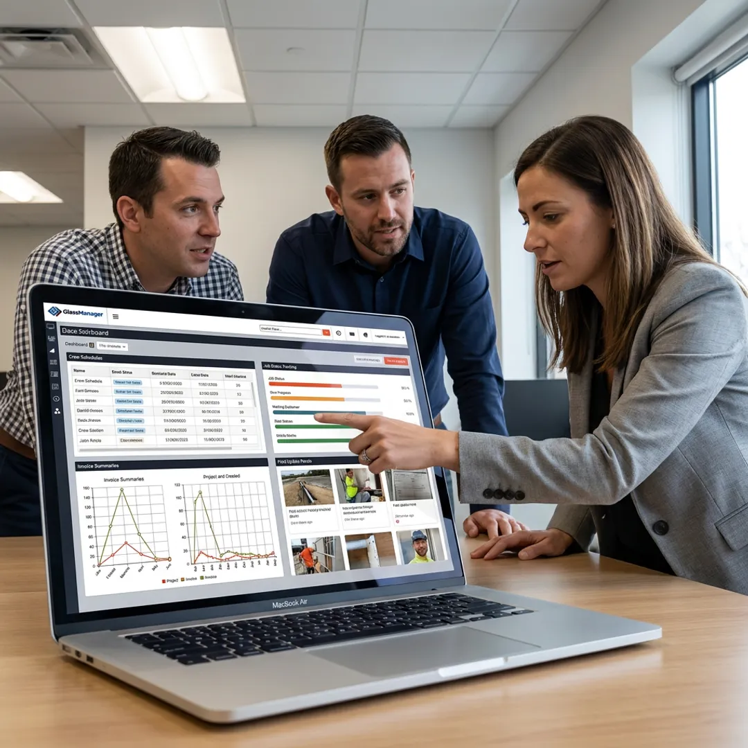 Work order software for glass businesses