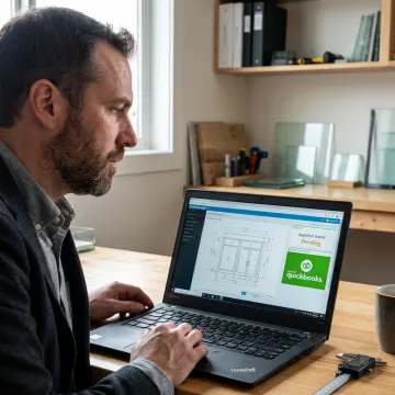 Quoting workflow on glass business software