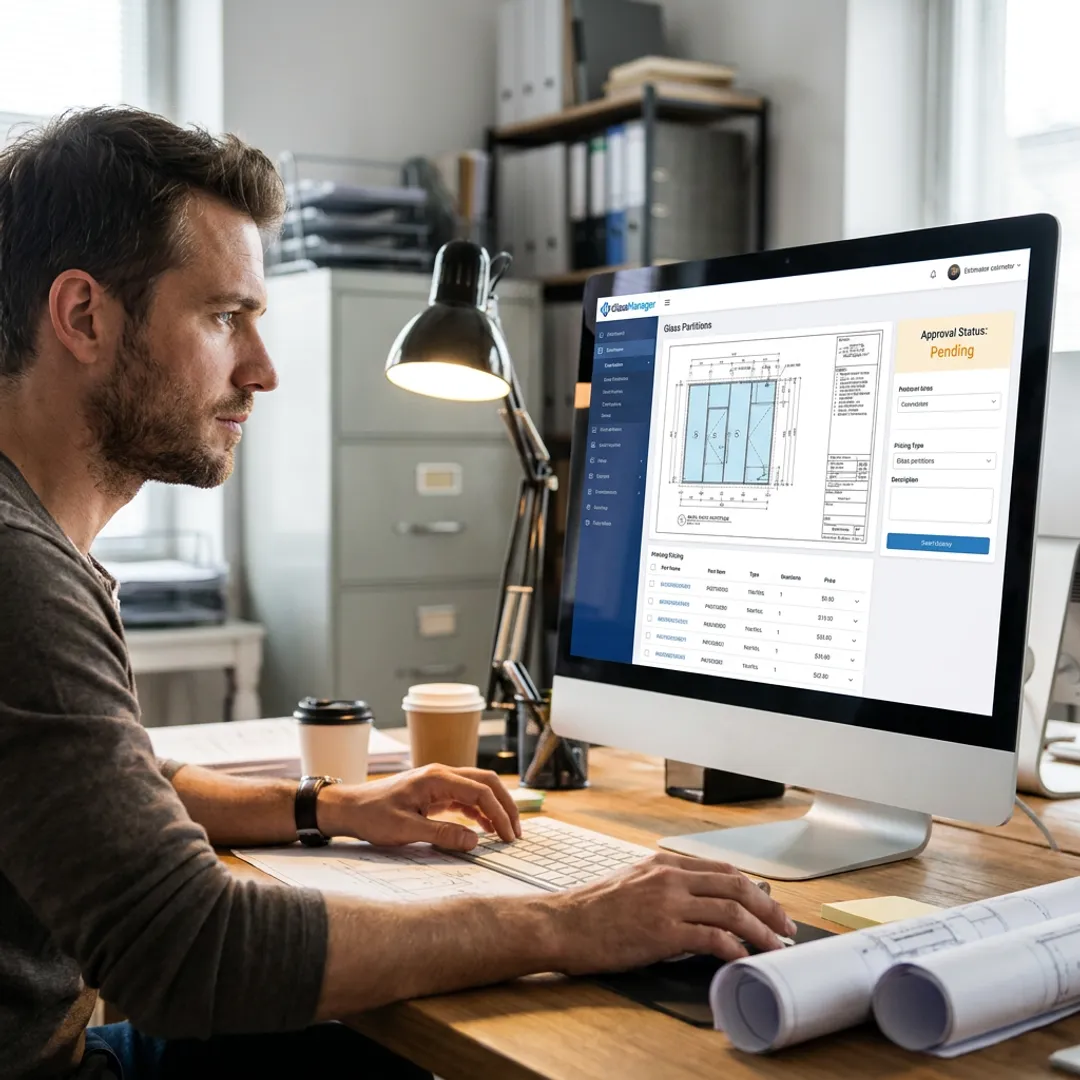 Estimator creating a digital construction proposal