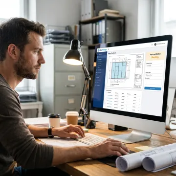 Estimator creating a digital construction proposal