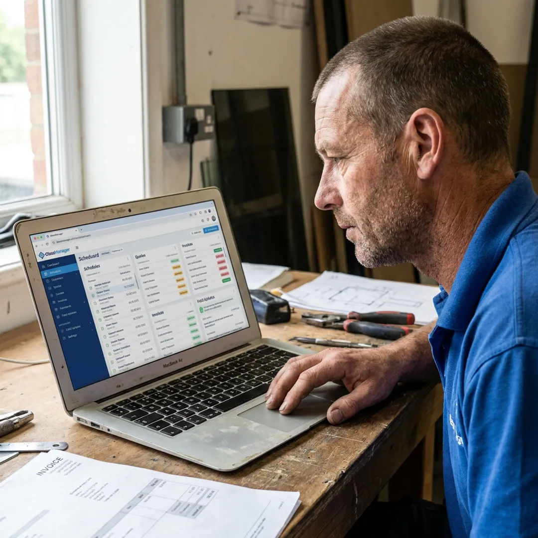 Glazier using cloud job management dashboard