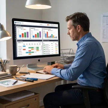 Glazing business software dashboard