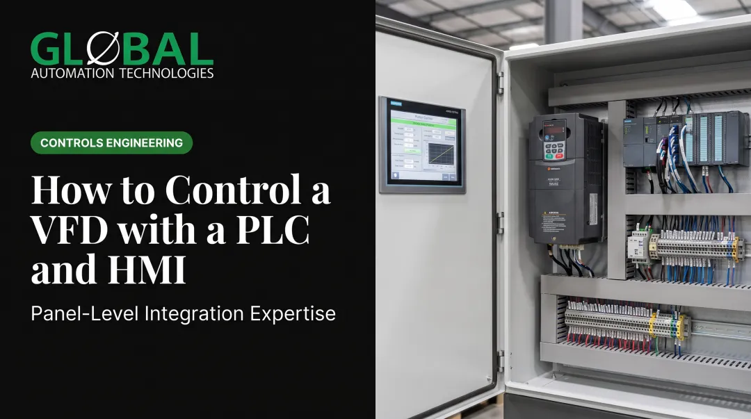 How to Control a VFD with a PLC and HMI