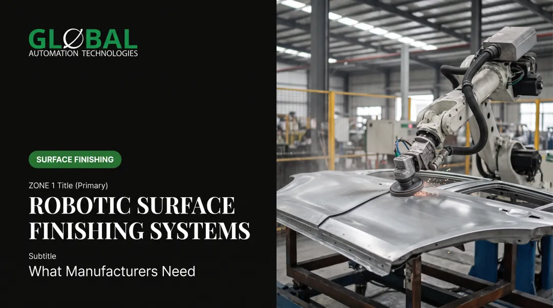 Robotic Surface Finishing Systems: What Manufacturers Need