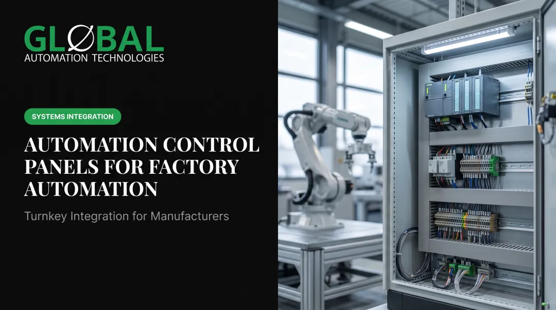Automation Control Panels for Factory Automation