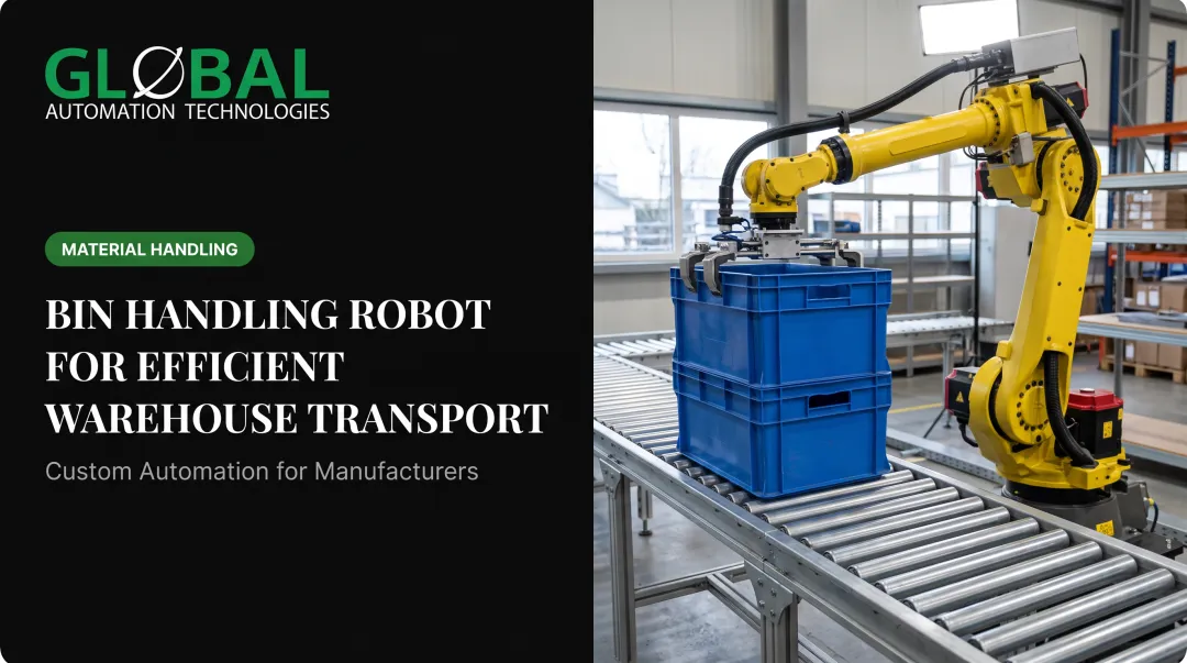 Bin Handling Robot for Efficient Warehouse Transport