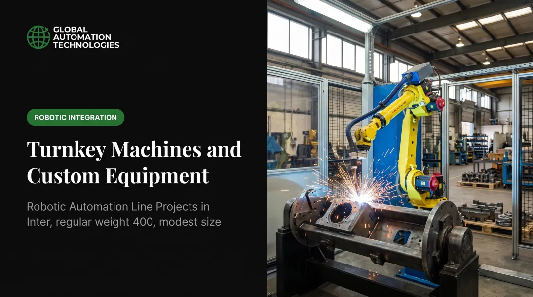 Turnkey Machines and Custom Equipment
