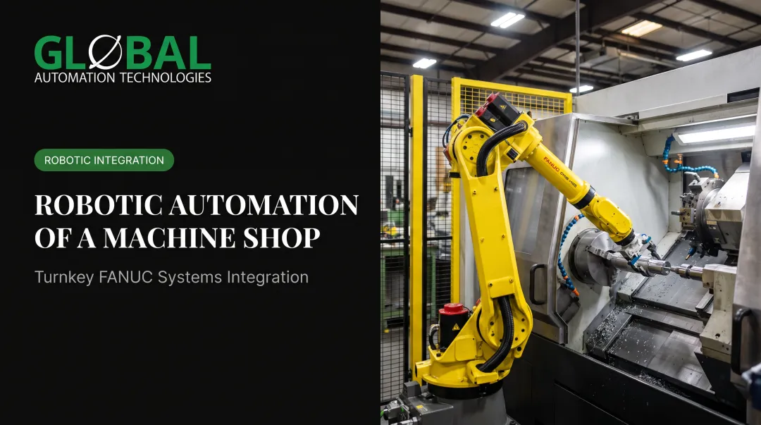 Robotic Automation of a Machine Shop