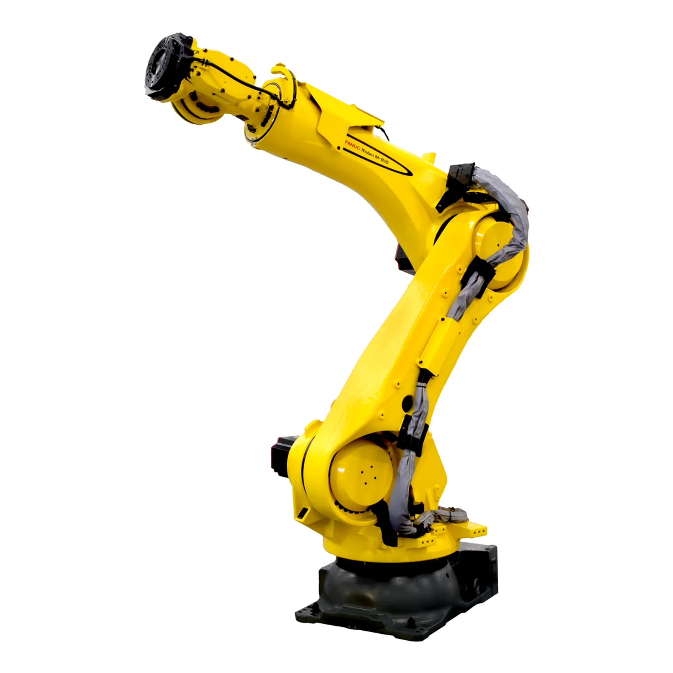 Engineer reviewing robotic machine tending cell