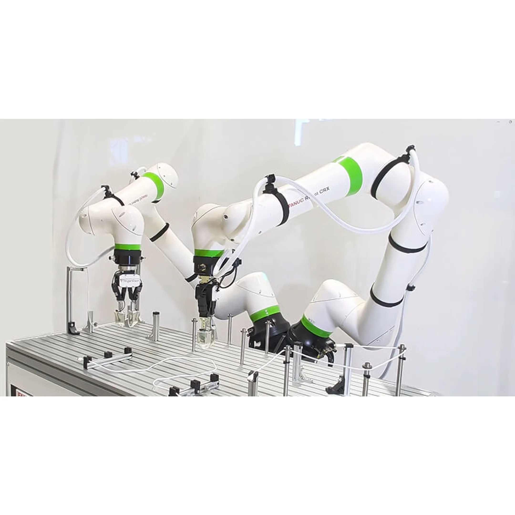 Custom robotic machine being assembled in a manufacturing facility