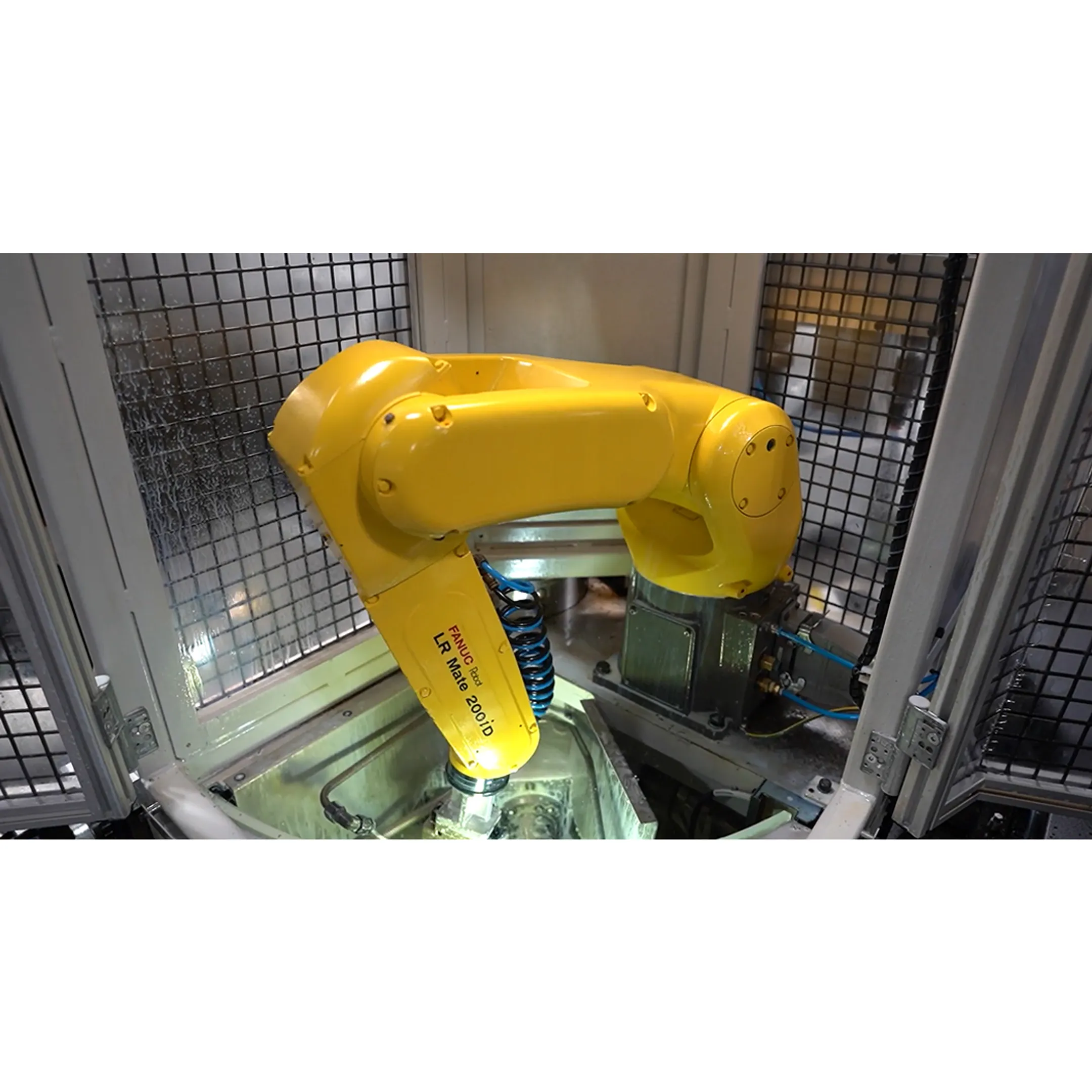 Robotic automation system in a manufacturing plant