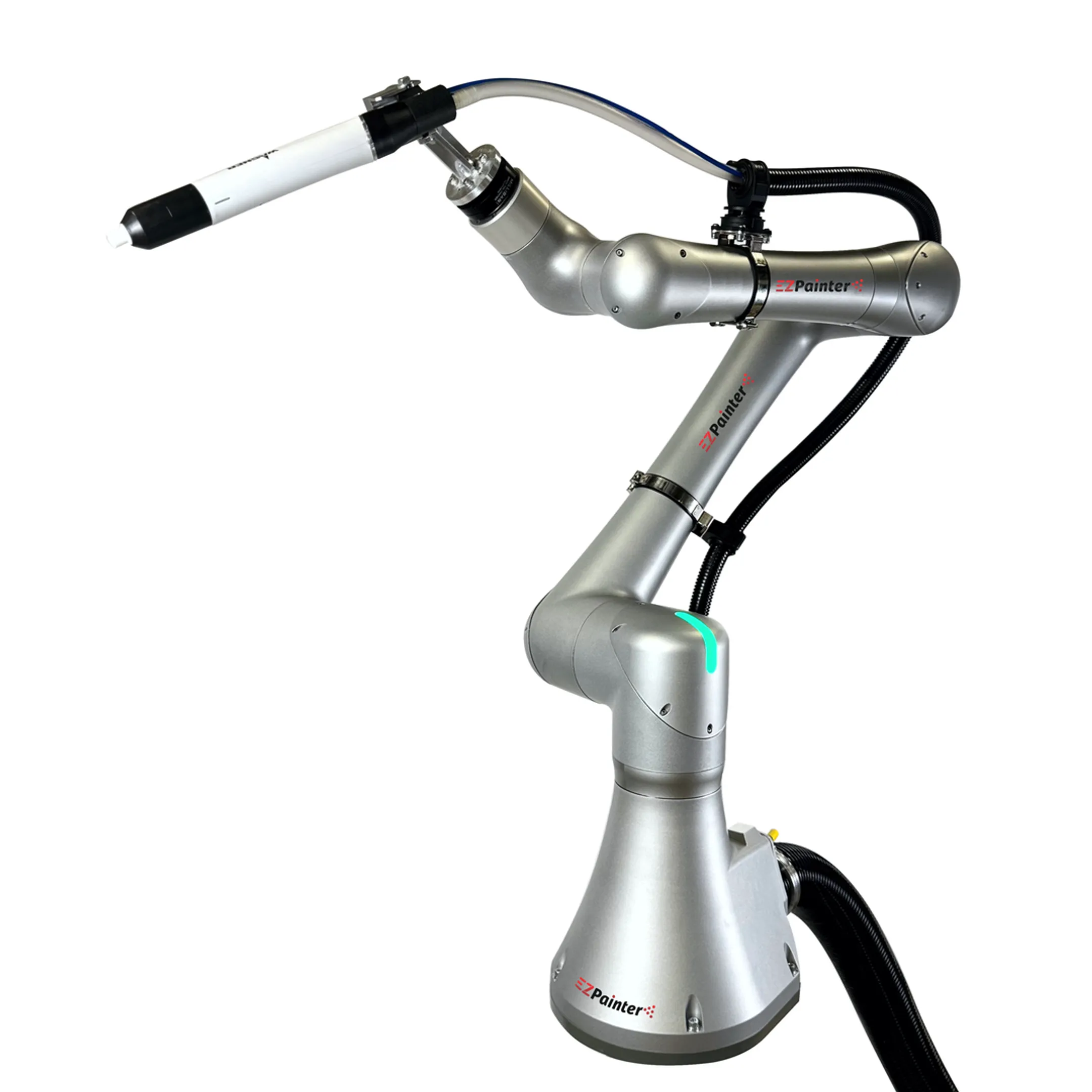Engineer programming a robotic paint system
